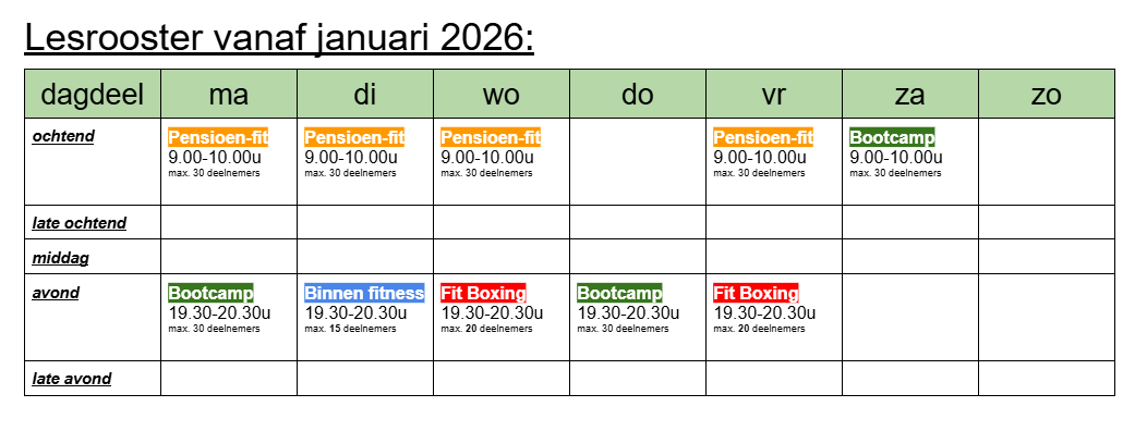 Lesrooster Full Press